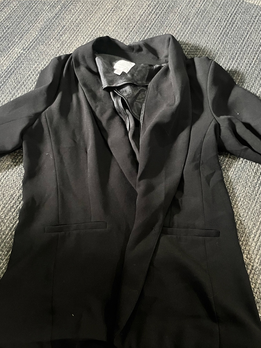 LC Lauren Conrad Black Long Sleeve Blazer Dress